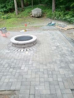 Patio and fire pit