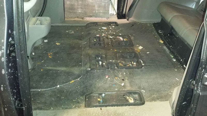 Soiled Interior Floor