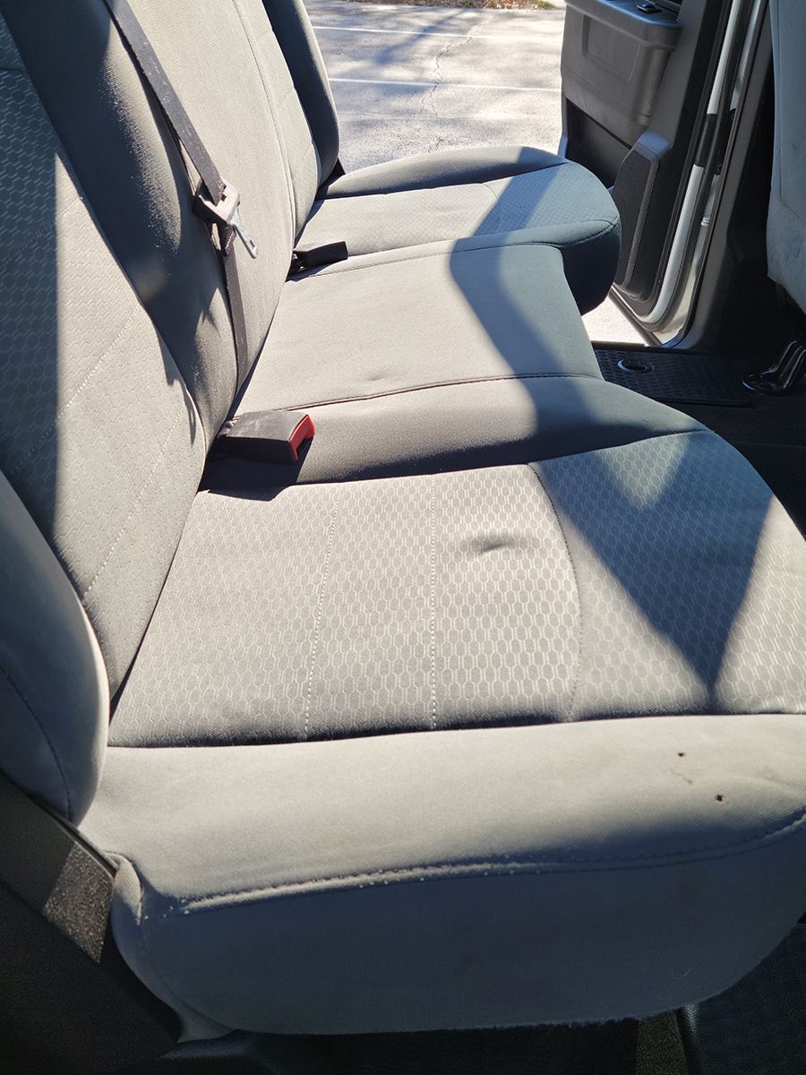 Clean back seat