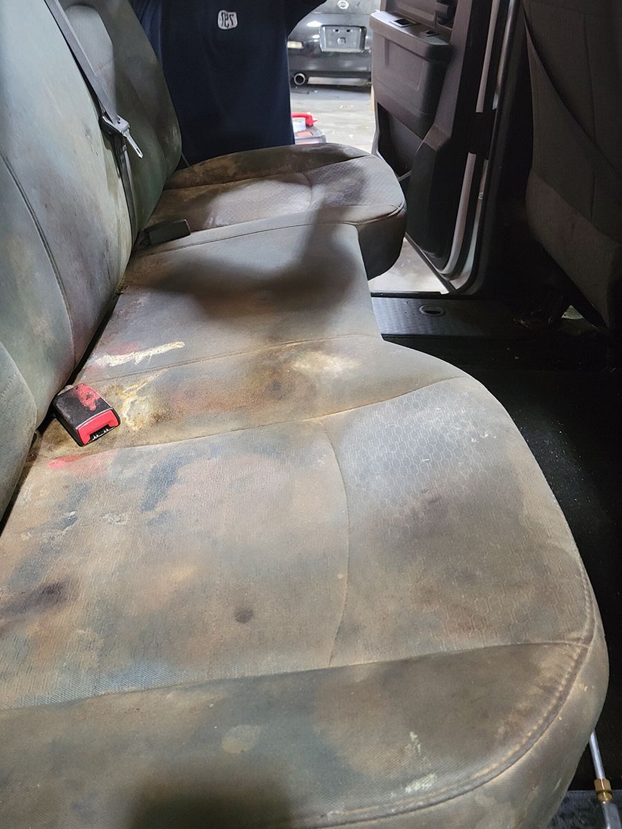 Dirty back seat