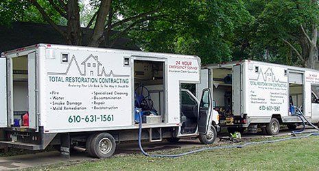Learn More About water damage Service truck