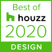 Best of Houzz 2020 Design award badge in green and white