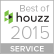 Best of Houzz 2015 Service award badge in gray and green
