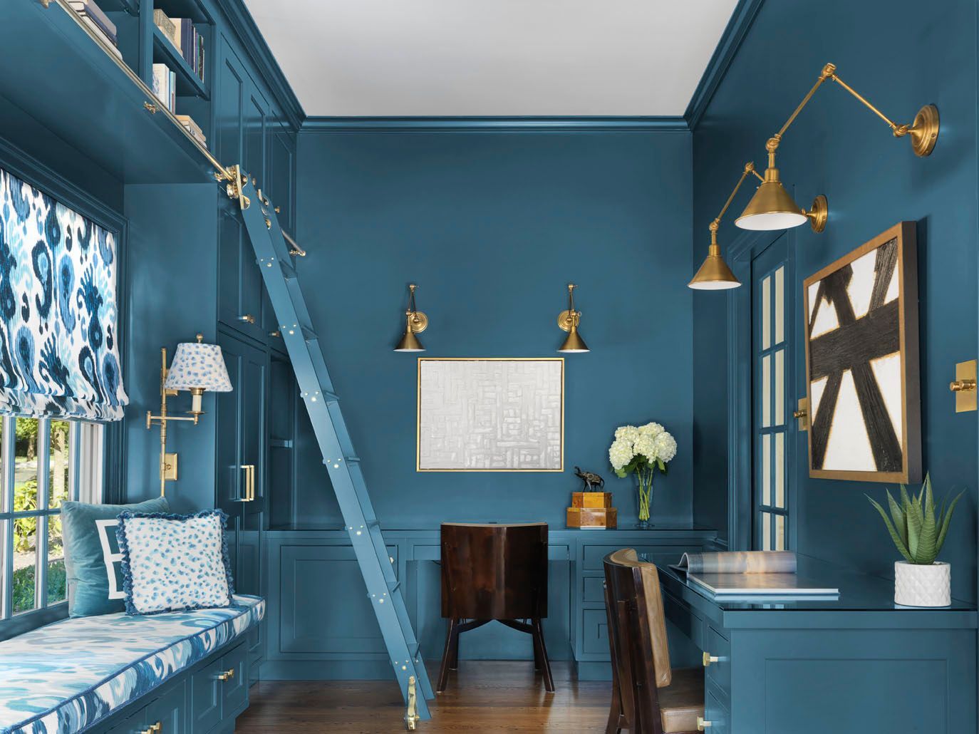 Navy and Brass Library