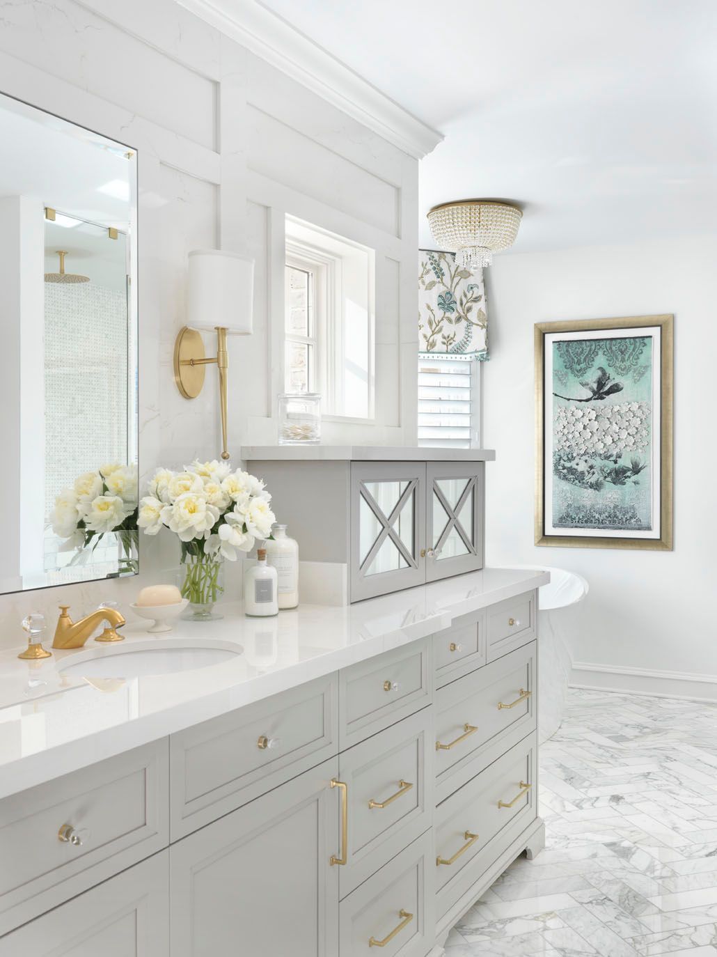 Marble and Brass