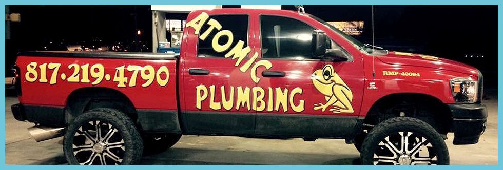 Atomic Plumbing service truck