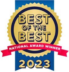 It is a national award winner for best of the best in 2023.