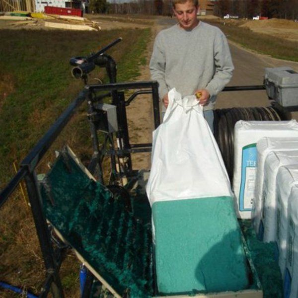 mixing at the container