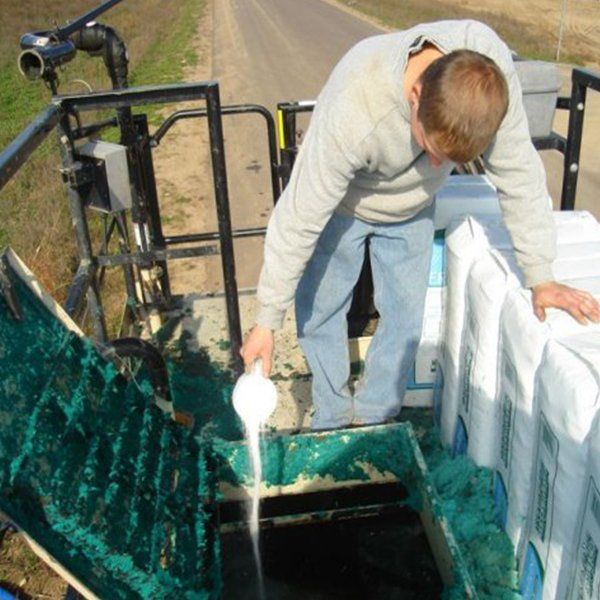 mixing on the container