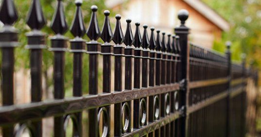 Residential house fence