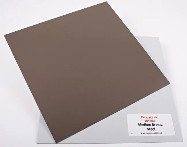 Brown square sheet on a white background with a small labeled card in the corner