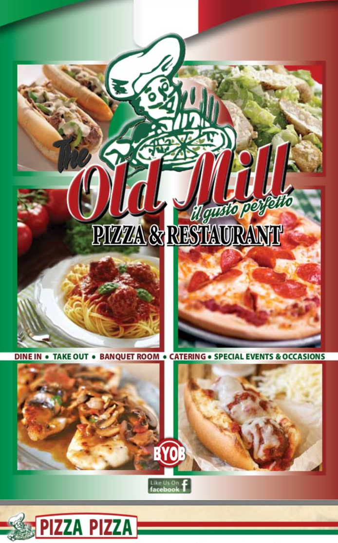 Old Mill Pizzeria - Logo