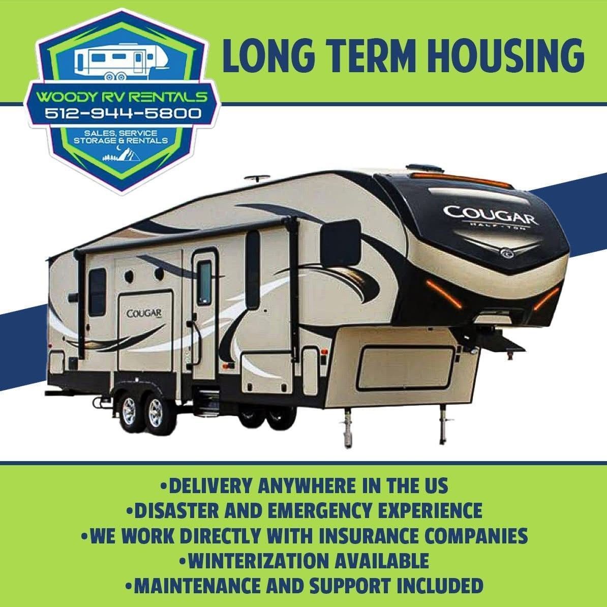 Woody RV Rentals, LLCLong Term Housing poster