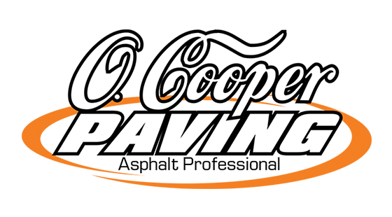 Cooper Paving logo with orange oval and the words &ldquo;Asphalt Professional&rdquo;