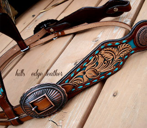 hand carved leather