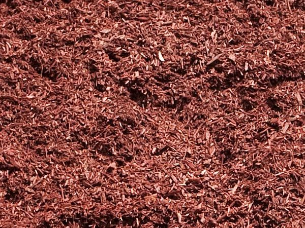 Red Color Enhanced Mulch