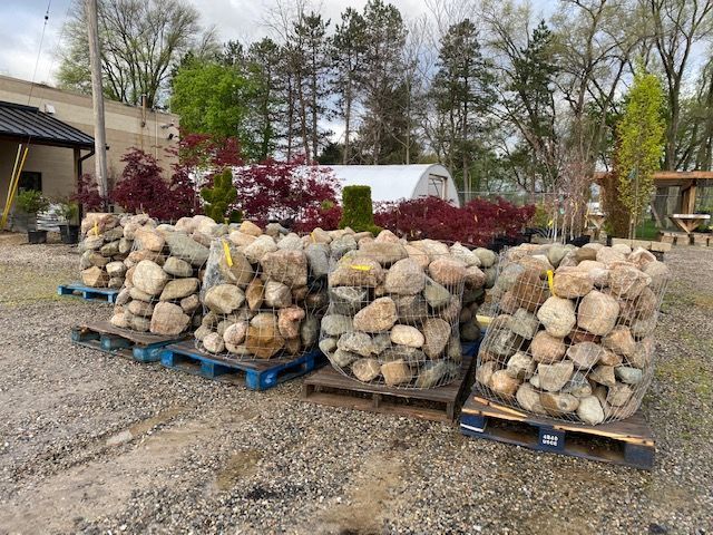 Large Basket of Boulders