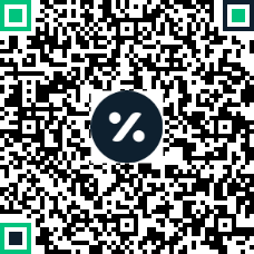 QR code, black and white, containing data that can be scanned.