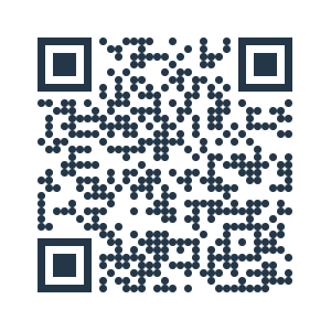 QR code, black and white, containing data that can be scanned.
