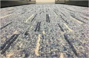 Commercial carpet floor