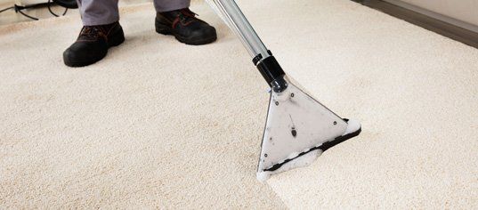Carpet cleaning using steam