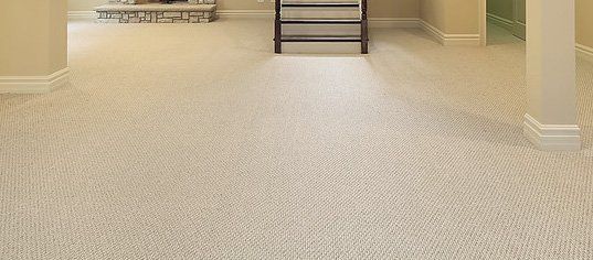 Clean carpet flooring