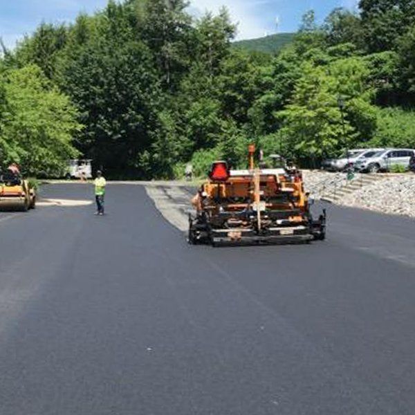 Asphalt installation