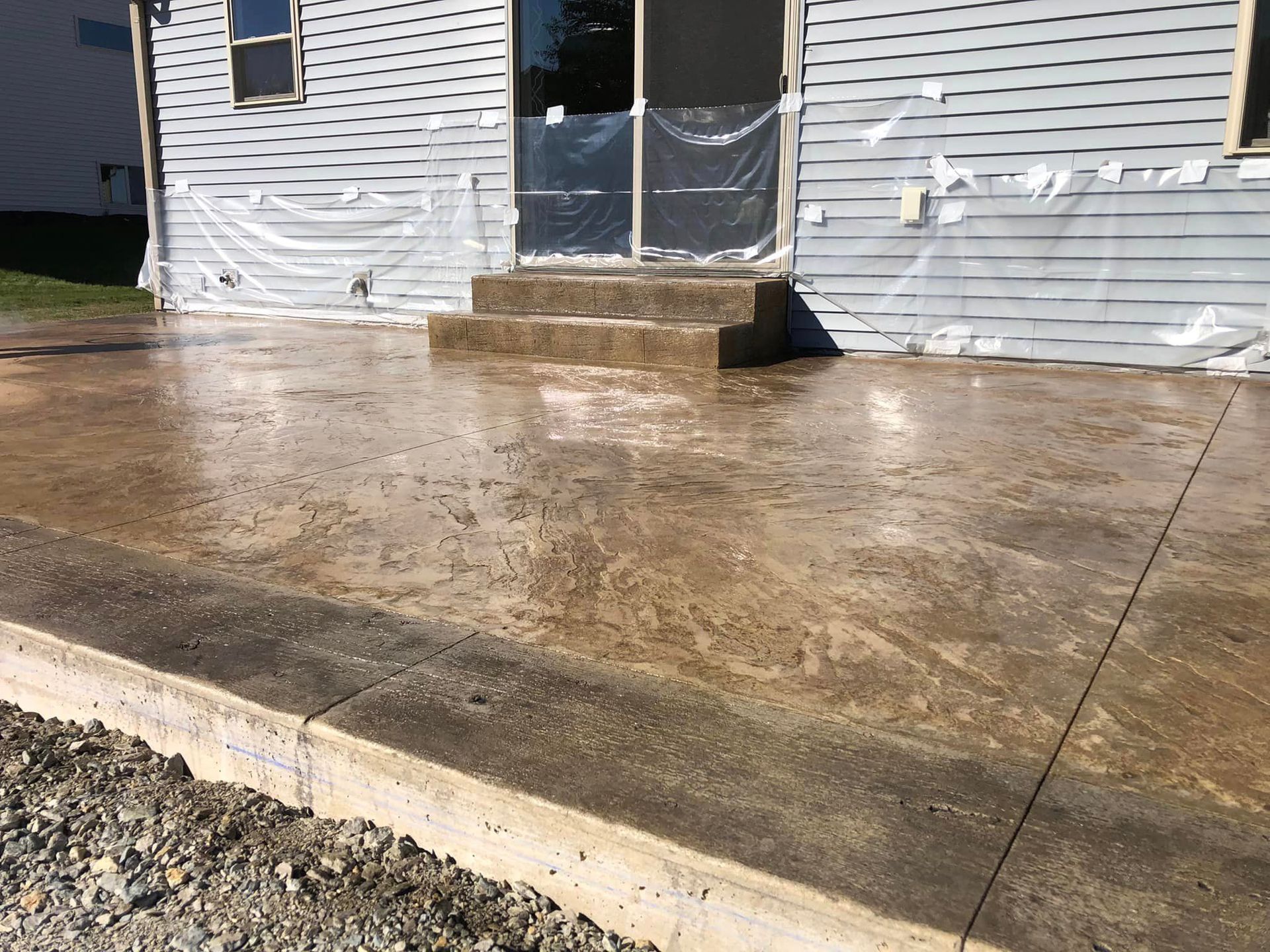 Stamped and Decorate Concrete