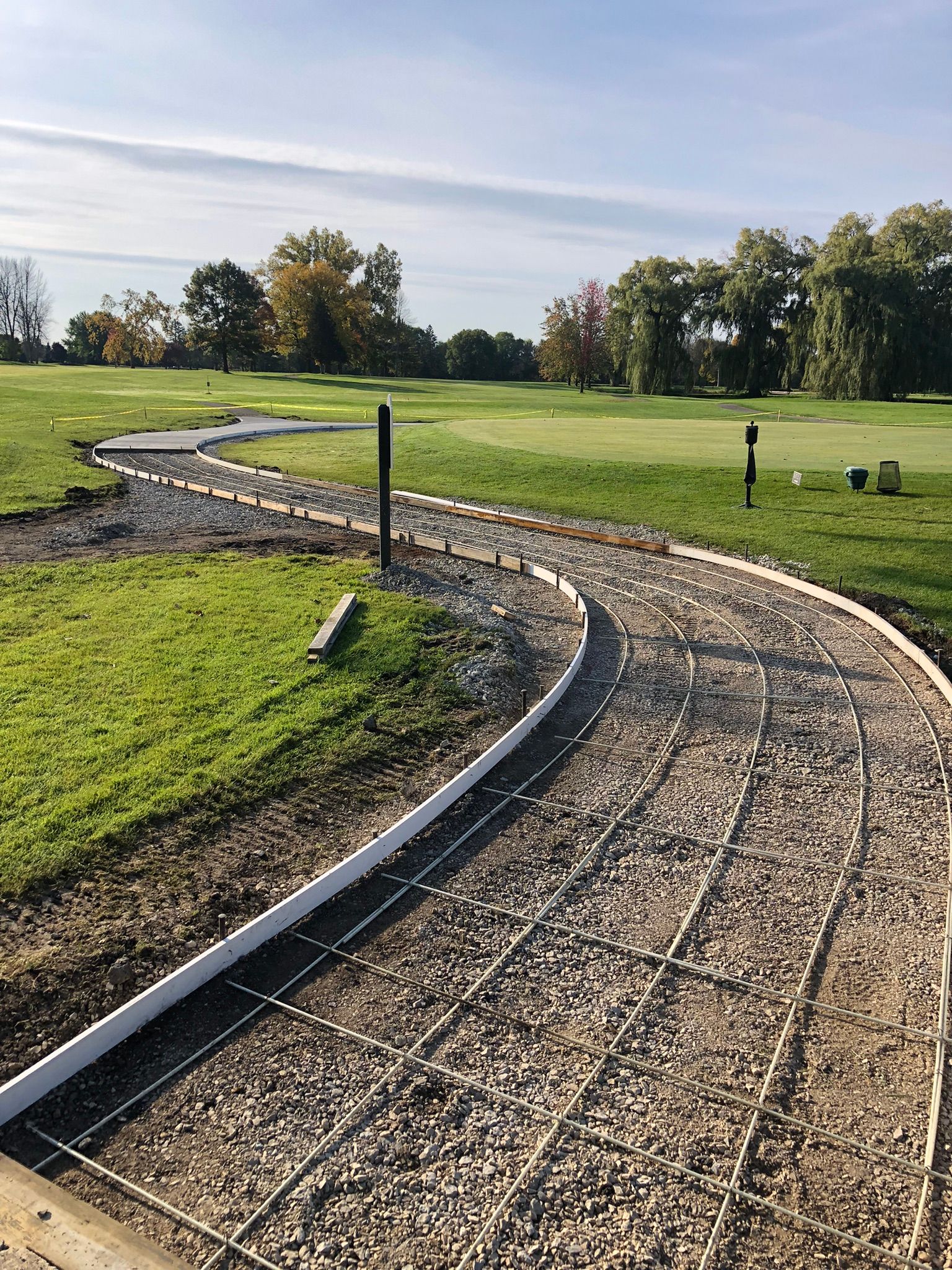 Concrete driveway project
