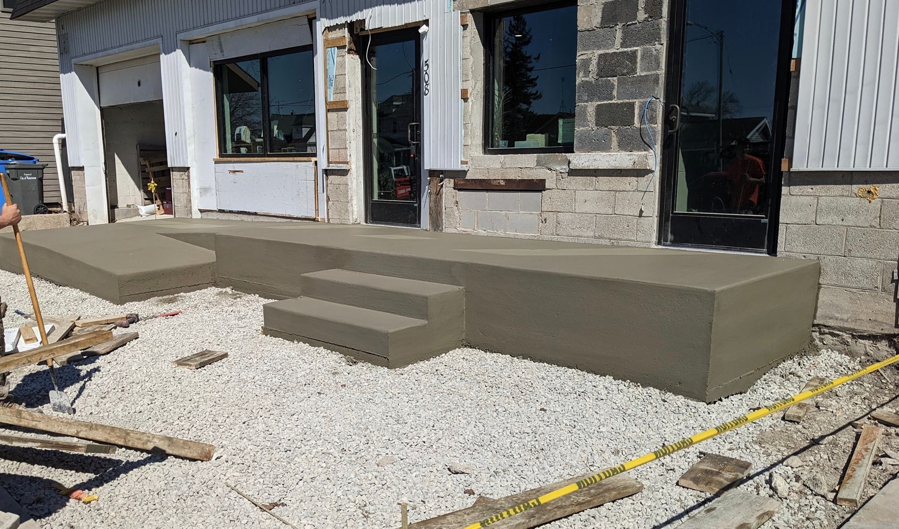 Concrete steps service