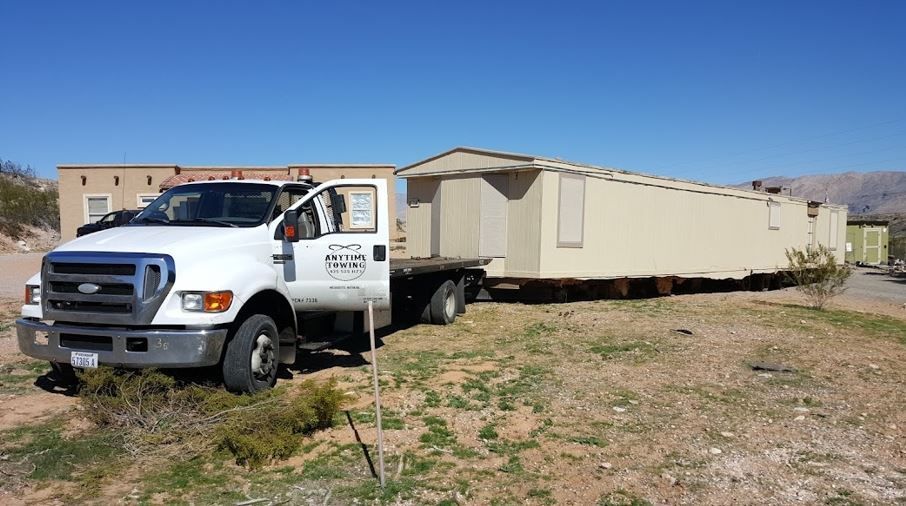 Mobile home towing