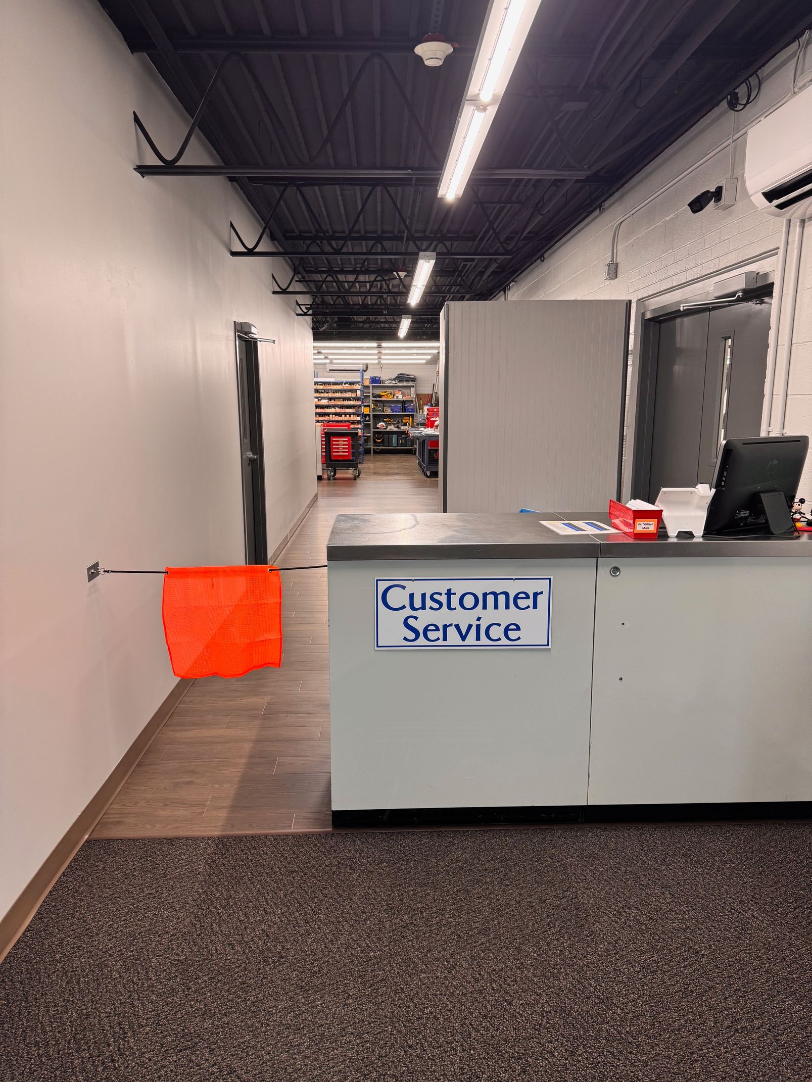 Interior shop with a