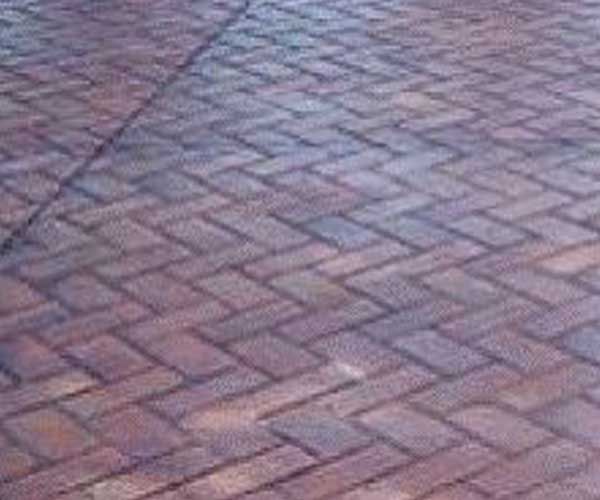 Stampcrete Herringbone Brick