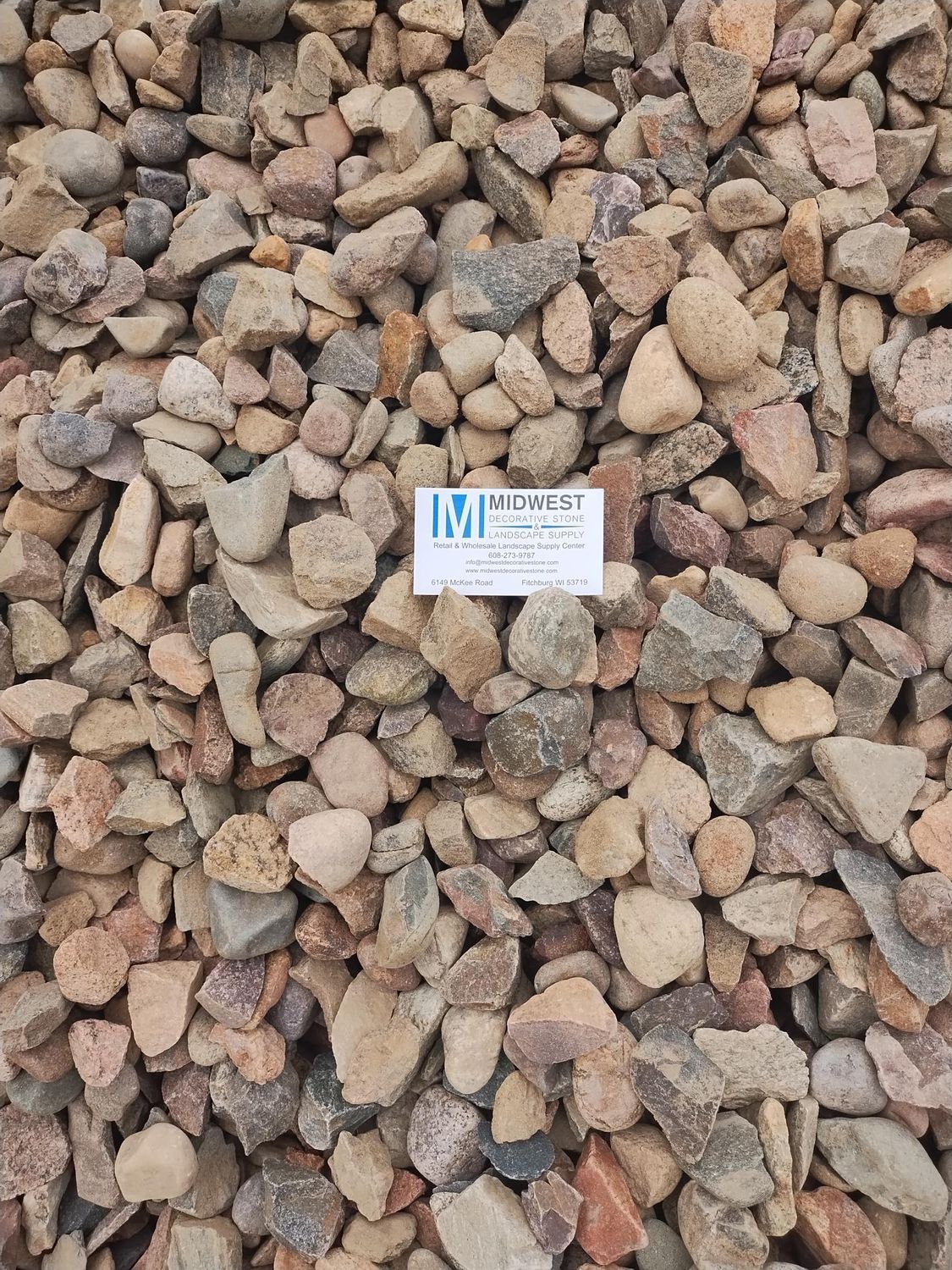 1 1/2″ Eau Claire River Stone