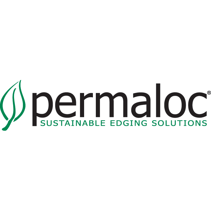 a black and white logo for permaloc on a white background .