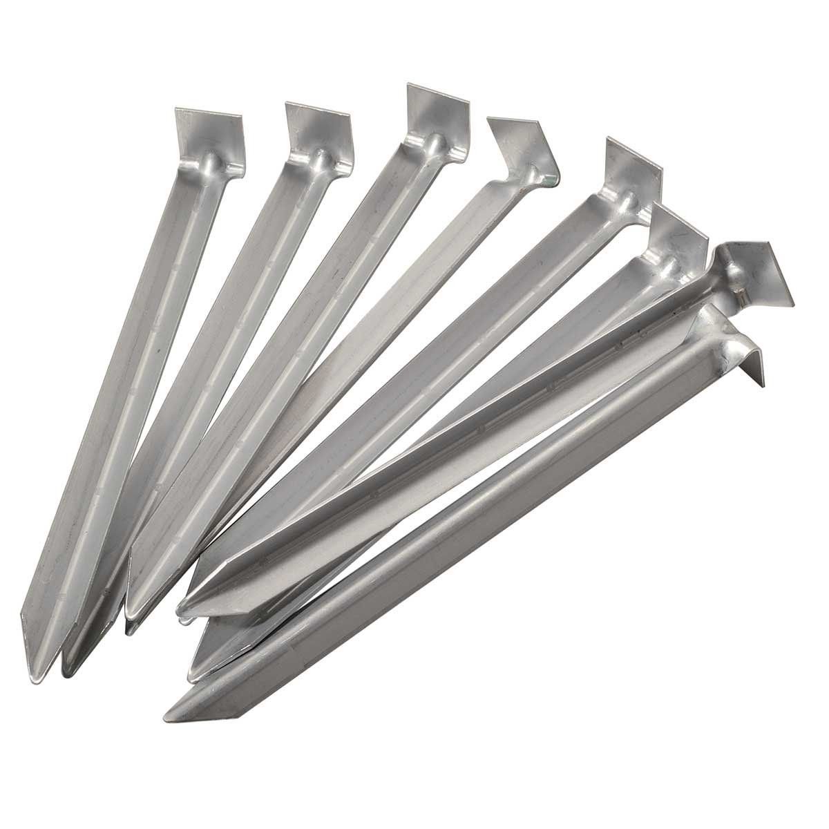 Steel Stakes or
8″ Poly Connectors