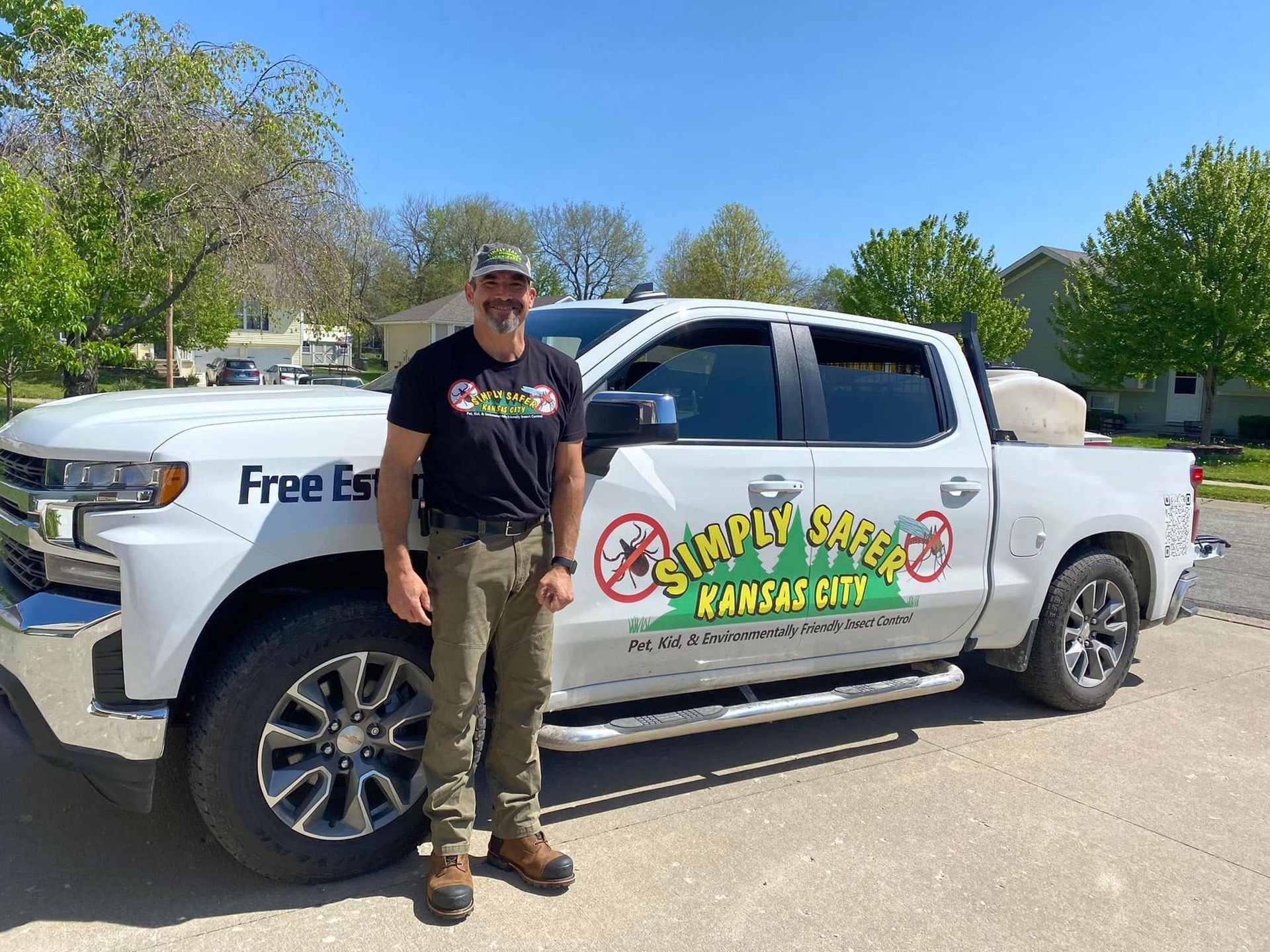owner and service truck