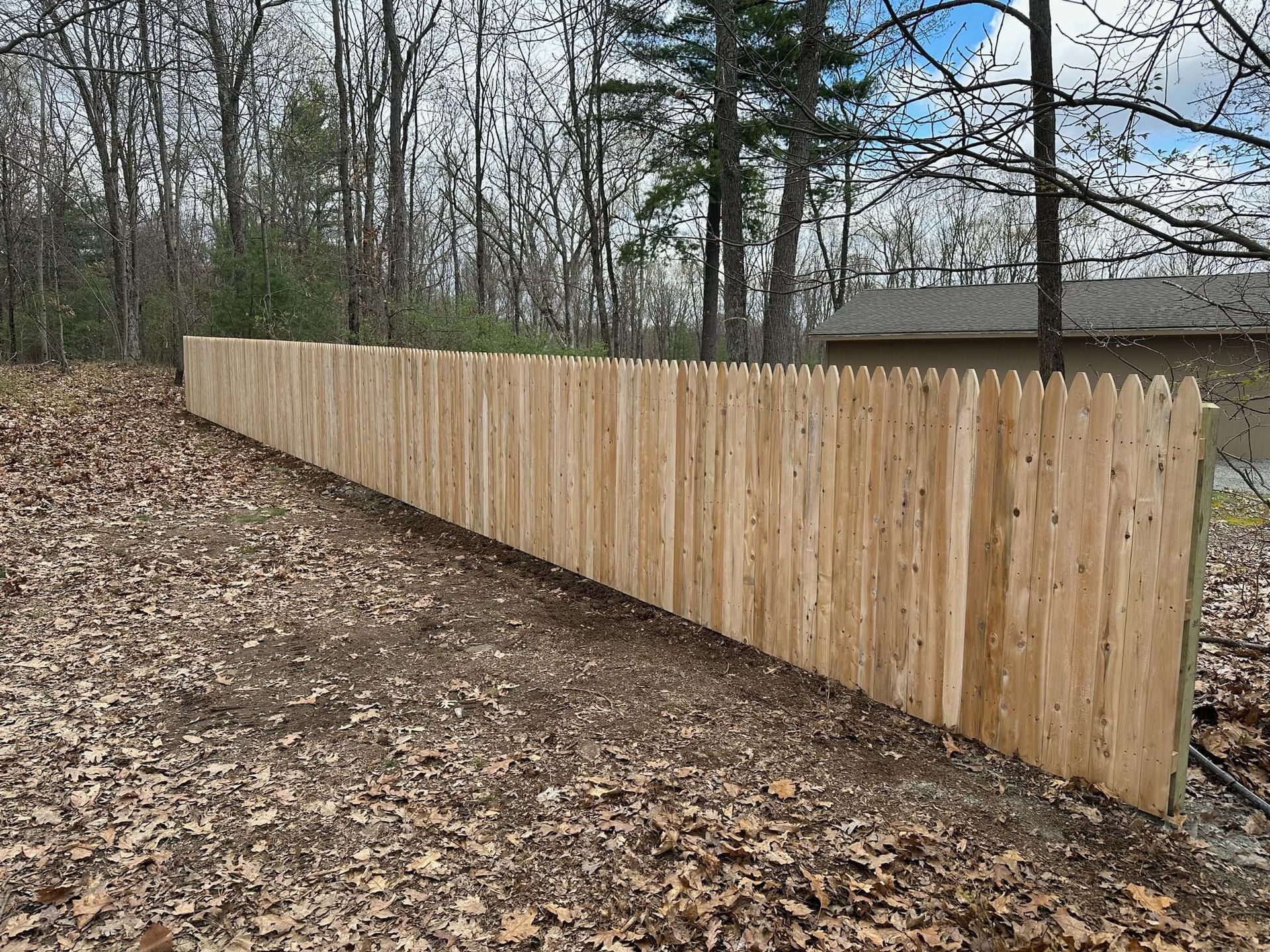 wood fence