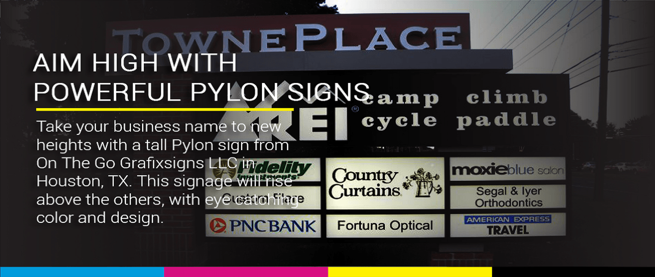 Pylon sign