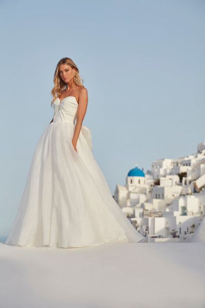 Madison James, beach wedding dress, simple bridal