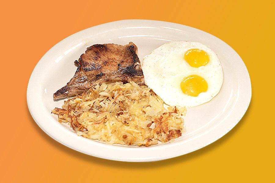 Pork Chops & Eggs