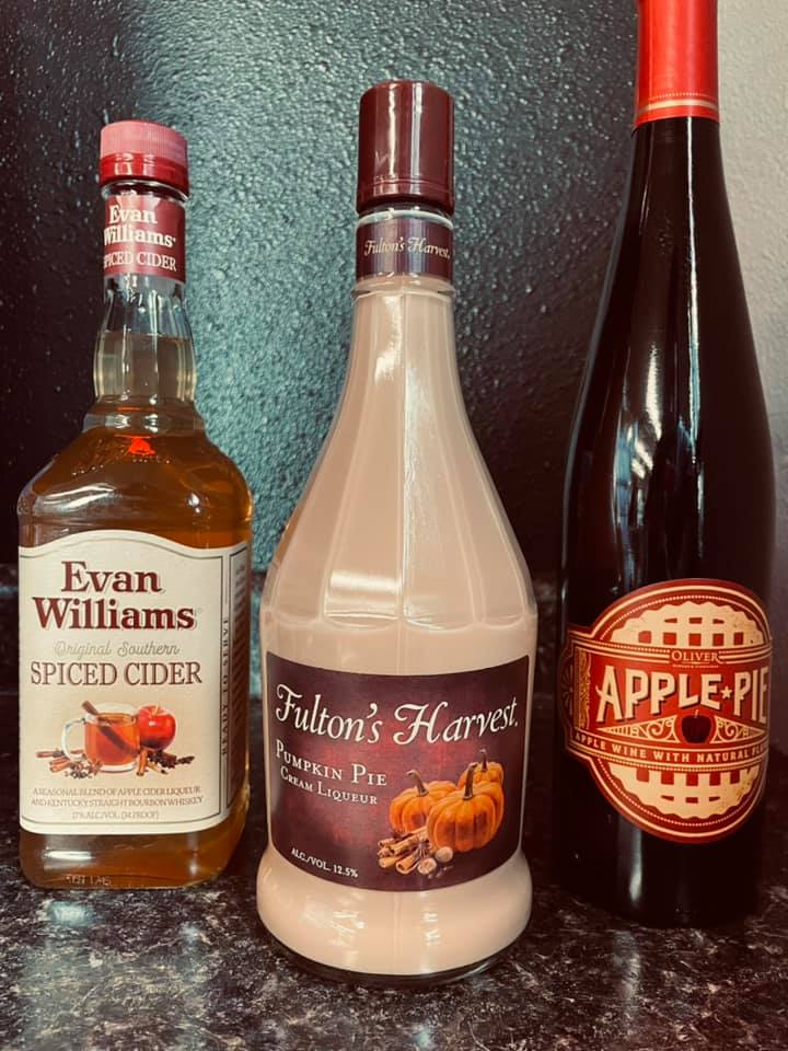 Spiced cider, cream liqueur and apple wine