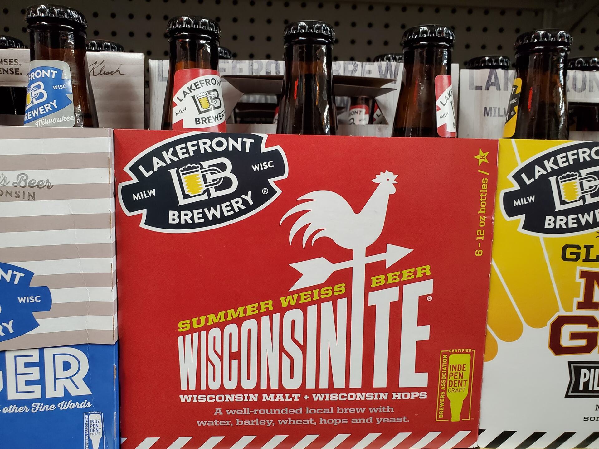 Lakefront brewery bottles