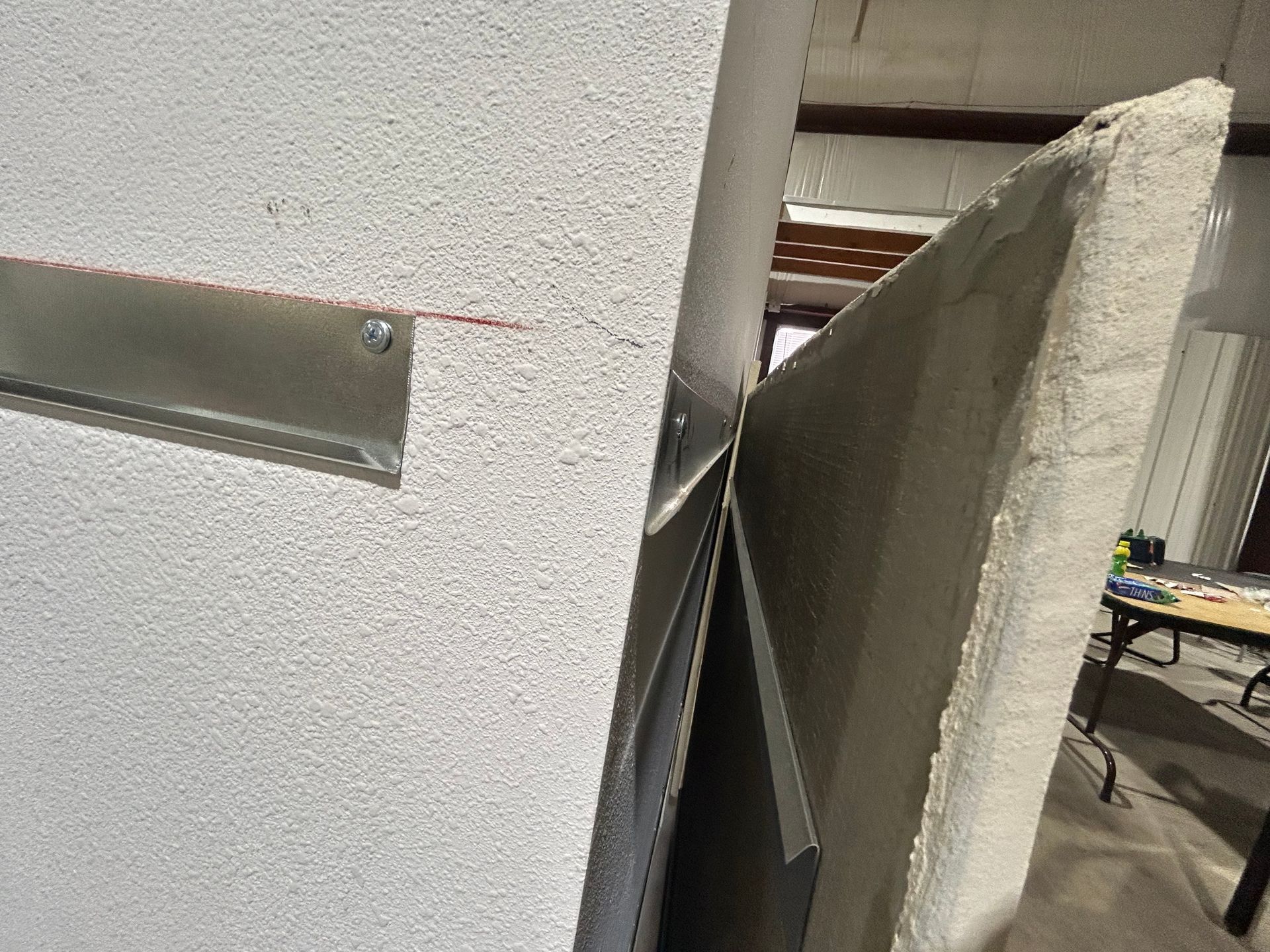 A picture of an image holder on a white background.