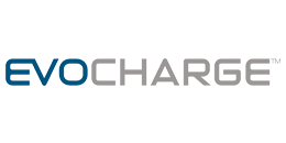 The evocharge logo is on a white background.