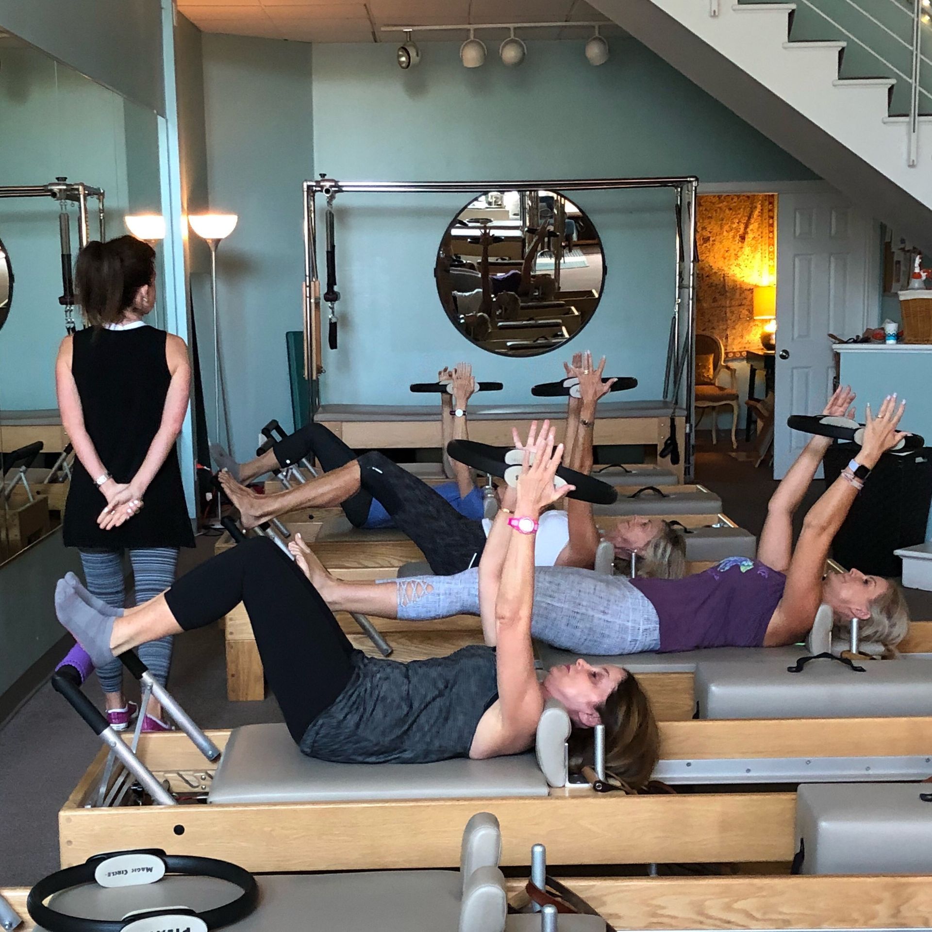 Group pilates training