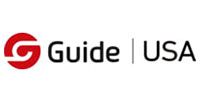 Guide USA logo with red icon and black text on a white background