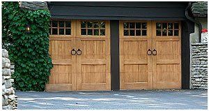 Two garage doors