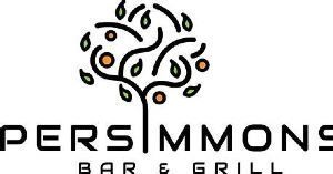 A logo for a bar and grill with a tree in the middle.