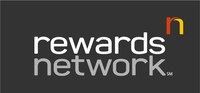 The rewards network logo is on a black background.